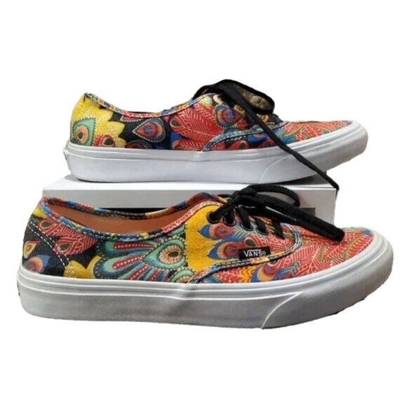 Vans Limited Edition Peacock Vans, Sz 7.5, EUC - Picture 3 of 5